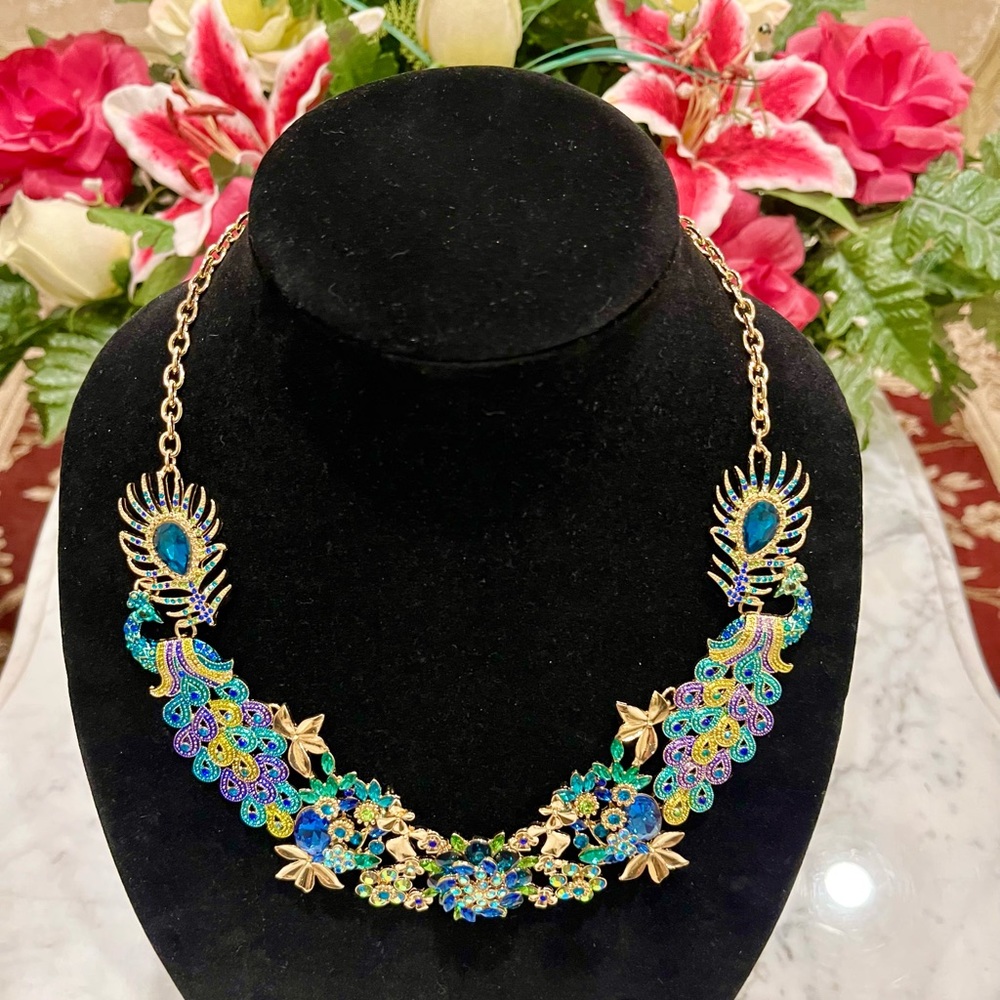 Natasha Peacock Necklace